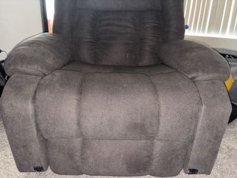 Gray recliner lift chair
