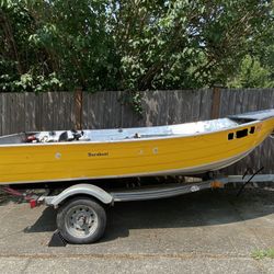 12 ft Aluminum boat: Duroboat