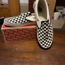 Vans slip ons size 14