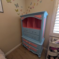 Girls Dresser Real Wood.