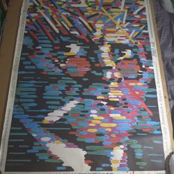 Stanislaw Ignacy Witkiewicz 100th birthday poster by famous W.Swierzy 26.5 x 38.5"