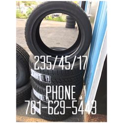 New tires For Sale 235/45/17 $380 All Four installed