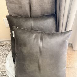 Gray pillows