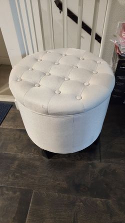 BELLEZE Modern Button Tufted Accent Storage Ottoman