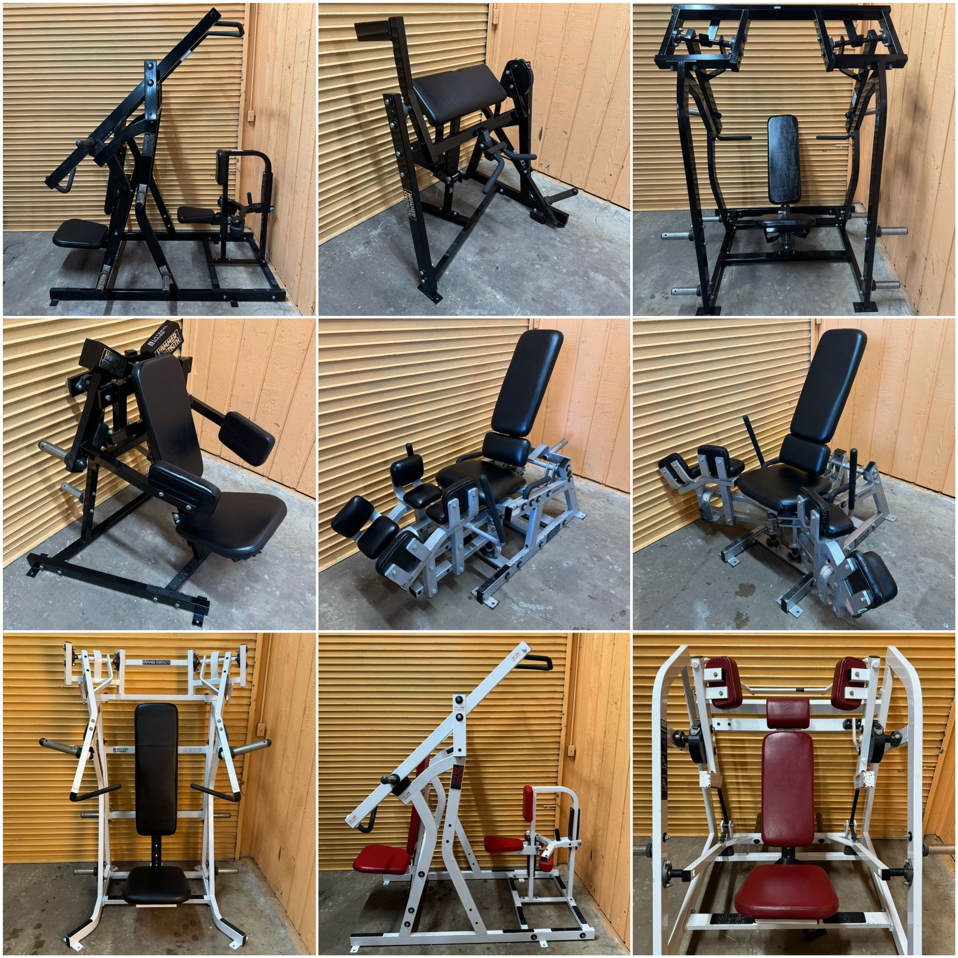 Tons Of Gym Equipment- Squat Rack, Leg Press, Full Gym, Smith Machine, Home Gym, Pullover, Benches, Curl /Extension, Hack Squat- Cybex, Nautilus, Flex