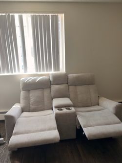 Love seat and recliner sofa