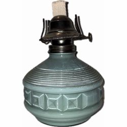 Vintage Oil Lamp Base with Burner