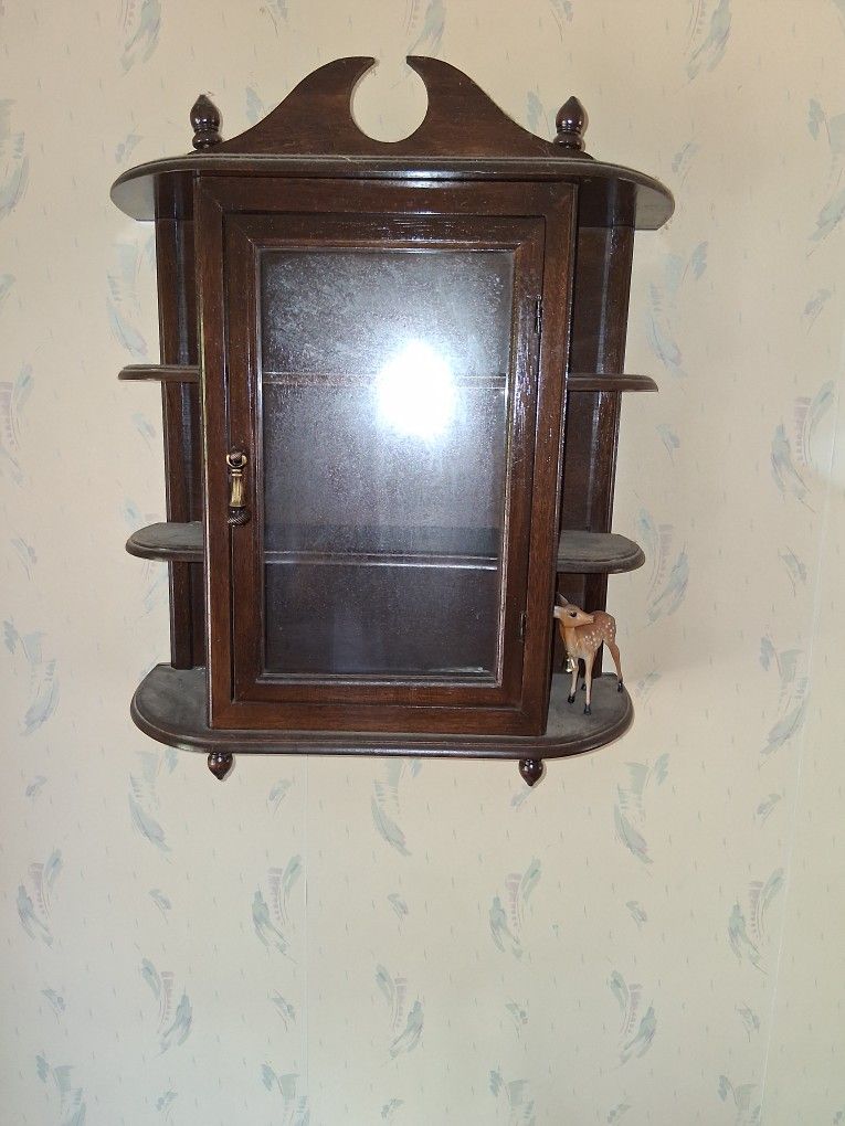 Two Antique Display Cabinets