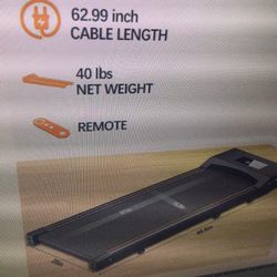 VIPLAT WALKING PAD TREADMILL UNDER DESK, PORTABLE COMPACT DESK TREADMILL, FOR WFH TWO HP RETAILS AT 229.95 PLUS TAX
