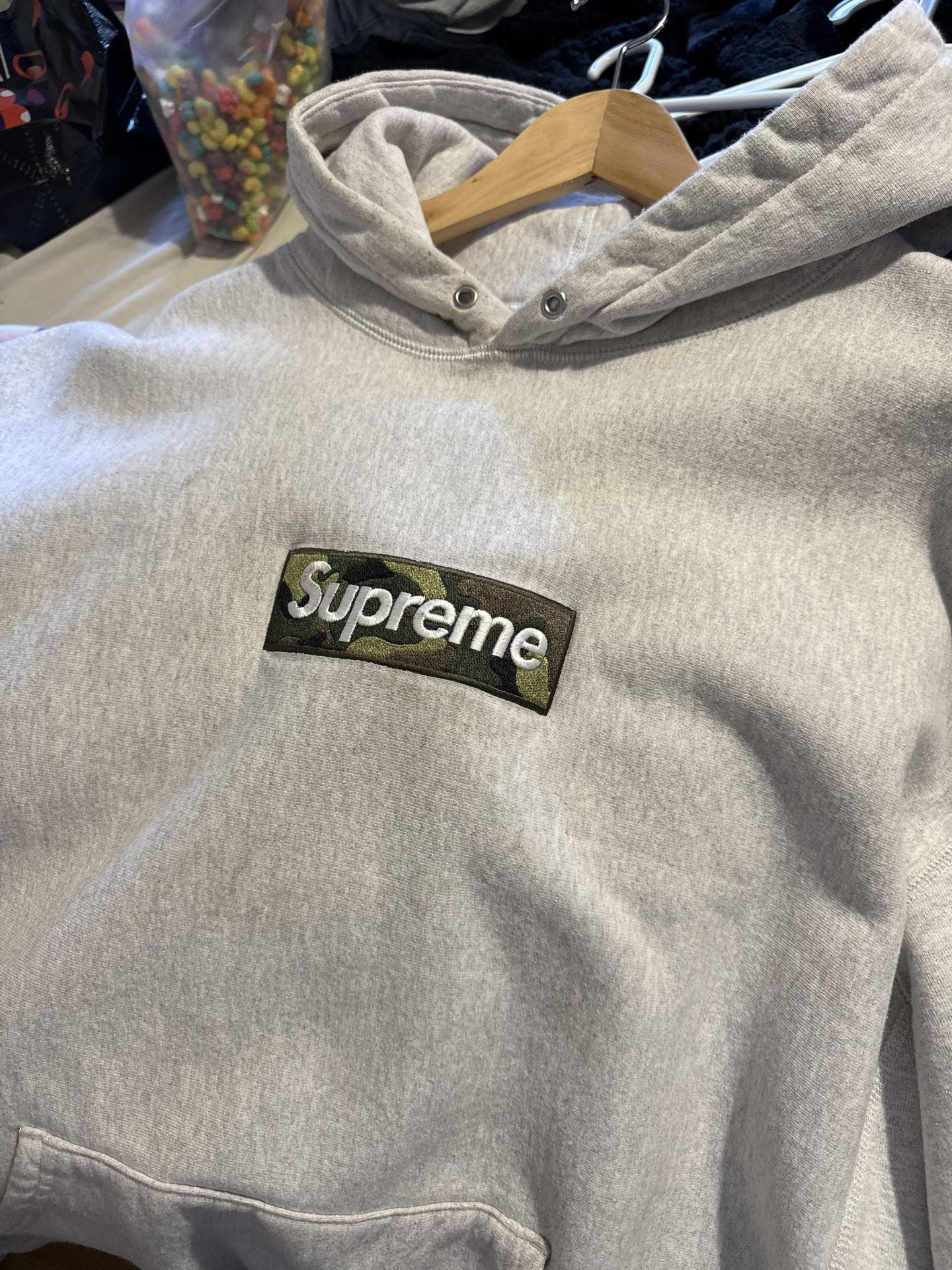 Supreme Camo Box Logo Hoodie XL