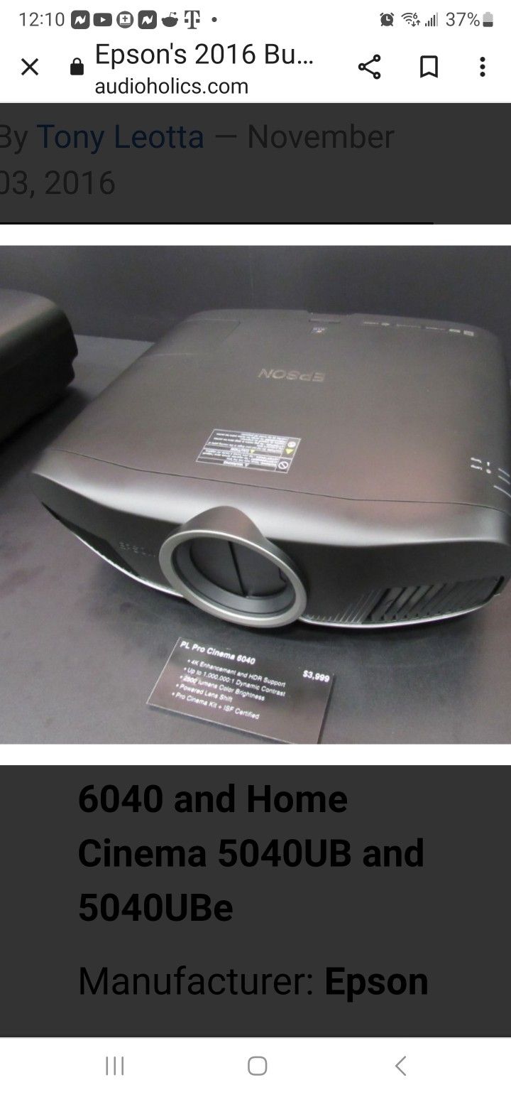 Epson.4040 4k Projector