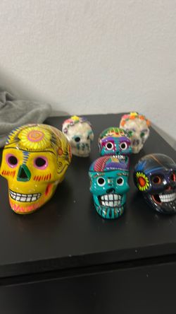 Dia de los muertos skulls