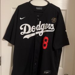 Kobe Bryant Dodgers Baseball Jersey 8/24