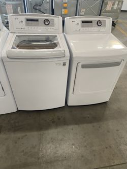 Lg Washer & Dryer Electric 