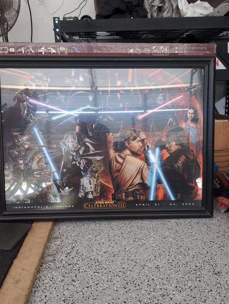 STAR WARS Celebration III 2005 poster all orignal vintage