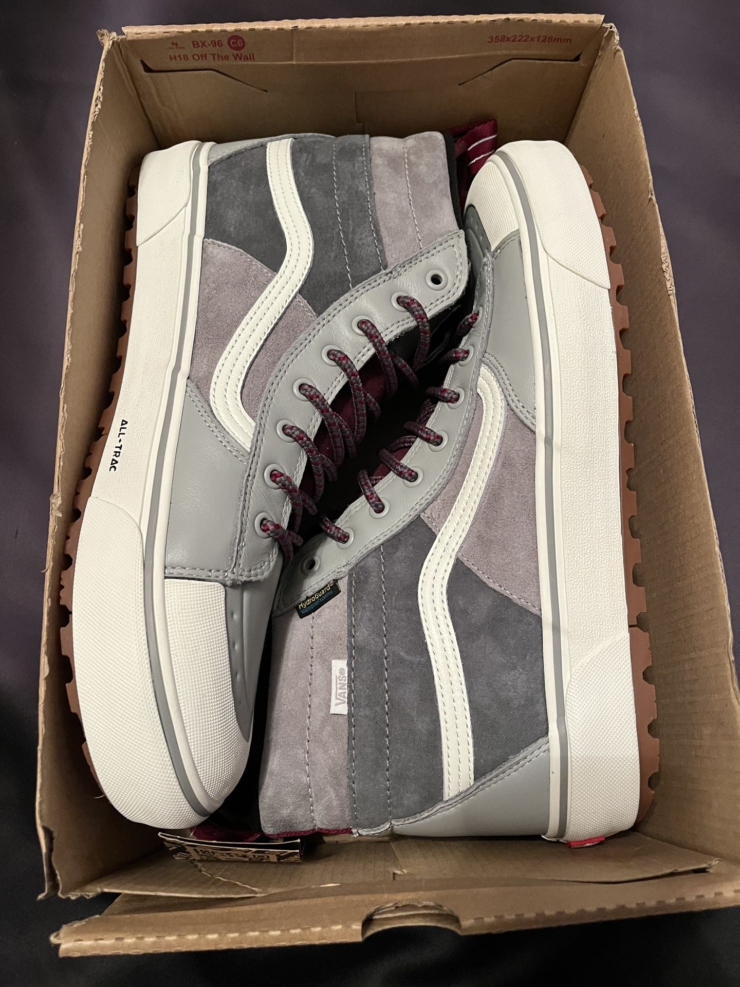 Vans Sk8 Hi MTE 2 Pewter Drizzle Mens Shoes VN0A5HZZ51P New
