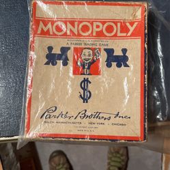 Monopoly Game Vintage Used A Lot!!
