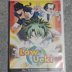 Anime Law Of Ueki DVD The Battle Commencement 2006