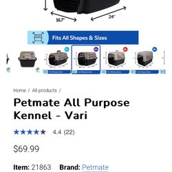 Petmate All Purpose Pet Carrier