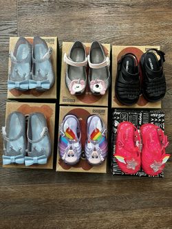 Mini Melissa Ultragirl Princess & Unicorn Shoes Size|7 