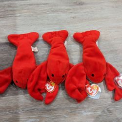 TY Beanie Babies "Pinchers" the Lobster
