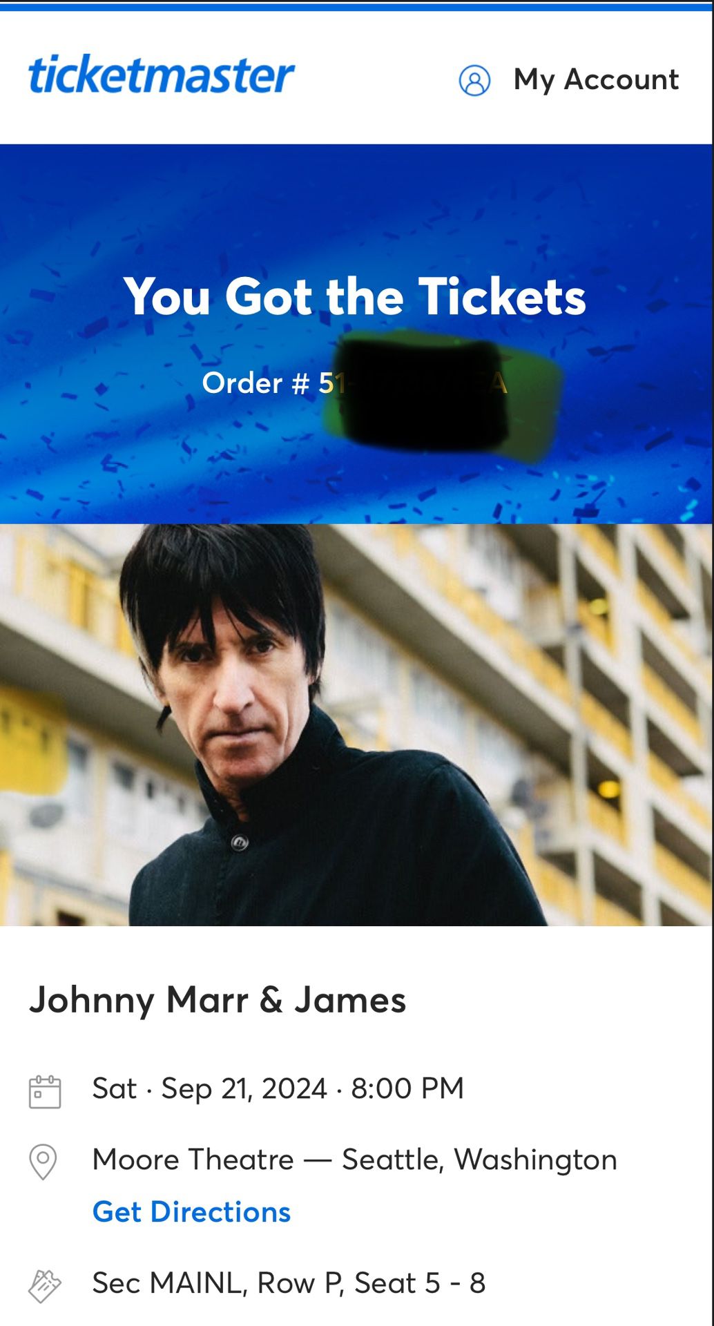 Johnny Marr With James