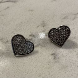 Heart Diamond Earrings 