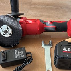 4 -1/2 Inch Cordless Grinder Polisher and Sander 3 Speed Including 2 Battery And Charger 
