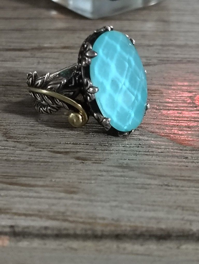 Bixby 925 And 18k Gold Ring