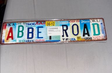 Abbey Road Sign - The Beetles