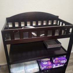 Changing Table & Diapers