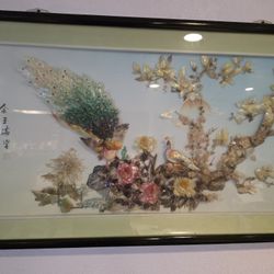 Handmade Chinese 3D Shell Art
