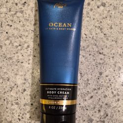 NEW Bath & Body Works The Men's Shop OCEAN Body Cream Lotion 8 oz