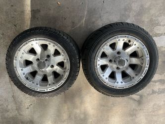 Golf cart wheels