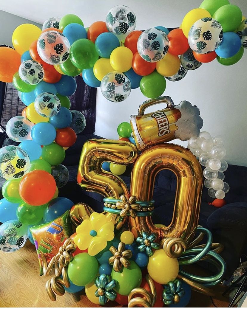 Balloon arrangement bouquet decoration