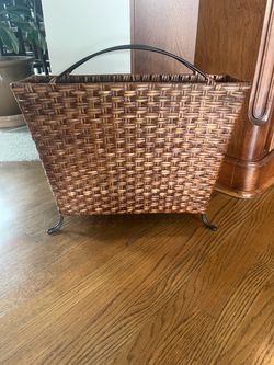 Nice Magazine Rack / Storage Basket - Cute Home Decor!