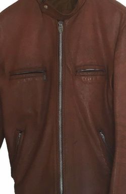 Vintage Brimaco - British Cycle Leathers - Motorcycle Jacket - Tan 38 40 42
