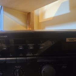 JVC Receiver With Built-in Synthesizer, RX - 206 With Remote. 