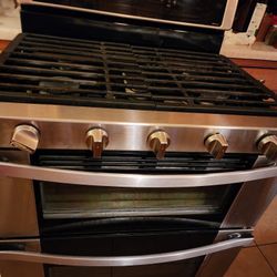 GE Double Oven Gas Stove 