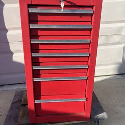 Harbor freight us general 7 drawer end cabinet with keys tool box toolbox chest