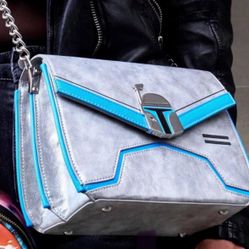 LoungeFly Star Wars Mandalorian JANGO Fett Crossbody