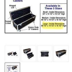 Drum Hardware Rolling Case. Heavy Duty