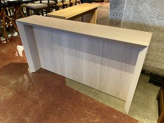 Modern Composite Alder White Console Table