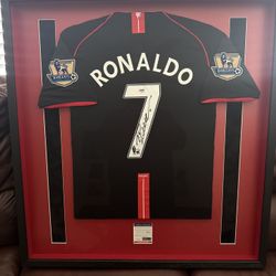 ⚽🔥 CRISTIANO RONALDO SIGNED MANCHESTER UNITED AUTHENTIC JERSEY – PSA AUTHENTIC 🔥⚽