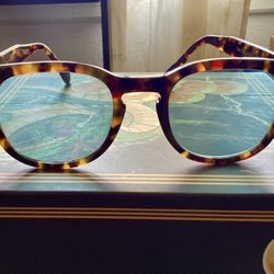 Moscot Gelt Sun Glasses In Dark Havana (Tortoise Shell)