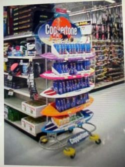 Retro Coppertone Display