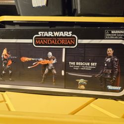 Star Wars Kenner The Mandalorian Rescue Set Figures 