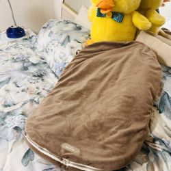 JJ Cole Bundle Me Winter Baby Car Seat Cover And Bunting Bag - Sherpa