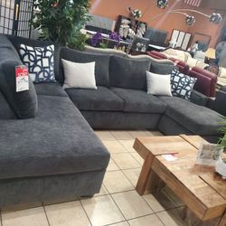 Sectional With Double Chaise