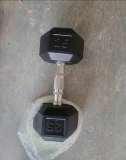 25 lb dumbbell. Single. New.